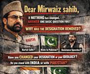 Srinagar Political Heat Rises as Poster War Erupts Over Mirwaiz Removes APHC Designation Srinagar Political Heat Rises as Poster War Erupts Over Mirwaiz Removes APHC Designation