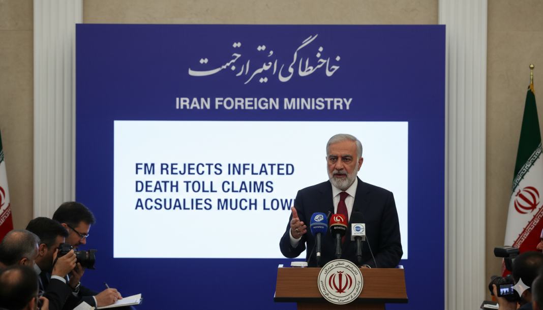 Iran’s Foreign Minister Rejects Exaggerated Death Toll Claims Warns Against Misinformation