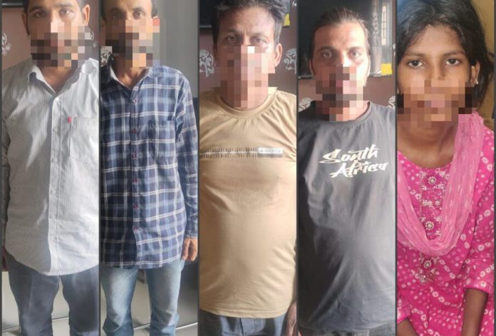 Jammu, August 23 : Police claimed to have busted a fraud marriage nexus in Chowki Choura, Akhnoor, on Saturday, arresting five individuals, including a woman who posed as the bride. In a handout to GNS, the police said that on 11.08.2025, Police Station Akhnoor registered FIR No.140/2025 U/S 318(4)/82(2)/61(2) BNS after receiving a complaint regarding fraudulent marriage arrangements. The investigation was taken up by IC PP Chowki Choura, Vinay Kotwal, under the close supervision of SHO Akhnoor and SDPO Akhnoor. As per the complaint, Deepak Kumar S/o Baldev Raj R/o Dhana Chapri, Chowki Choura approached the complainant Rashpal Chand S/o Chatru Ram R/o Dori Dager, Chowki Choura with a marriage proposal from outside the Union Territory and demanded ₹3 lakh. After the marriage was solemnized, the bride, along with other accomplices, fled within two days, thereby cheating the complainant. Investigations revealed that the gang was operating a fraudulent nexus under the guise of a marriage bureau. The racket managed everything, including arranging the bride, priest (Pandit), and related formalities. Shortly after marriage, the bride would desert the complainant on one pretext or another. Due to social stigma, many victims refrained from reporting such incidents. However, in this case, timely reporting led to a major breakthrough. The five accused who have been arrested are identified as Deepak Kumar S/o Baldev Raj R/o Dhana Chapri, Chowki Choura, Vikas Kumar*S/o Netar Parkash R/o Poonch, Arun Kumar* S/o Raj Kumar R/o Bihar, Istakhar S/o Salim R/o Uttar Pradesh and Kusum Lata R/o Uttar Pradesh (Bride). The investigation is ongoing, and further arrests are not ruled out. Notably, four more similar cases have surfaced,two from Akhnoor and two from Nagrota,where inquiries are currently in progress. The entire investigation is being closely monitored by SP Rural Jammu & SSP Jammu. Jammu Police appeals to the public to remain vigilant against such fraudulent activities and to promptly report such incidents to the nearest police station. This nexus primarily targets vulnerable individuals, especially those who are unable to find suitable matches or are overage for marriage, reads the statement.