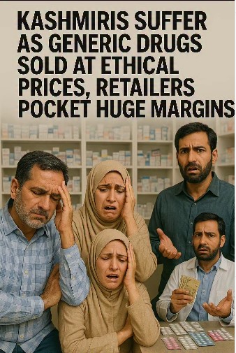 generic-drugs-sold-at-ethical-prices-in-kashmir-retailers-allegedly-pocketing-huge-margins Generic Drugs Sold at Ethical Prices in Kashmir, Retailers Allegedly Pocketing Huge Margins