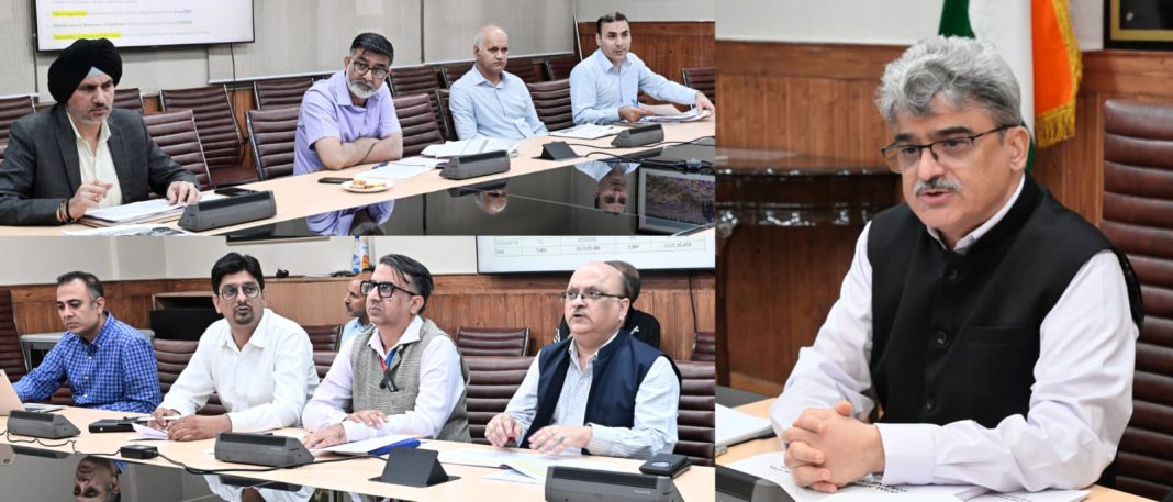 CS reviews PM Vishwakarma Yojana implementation in J&K