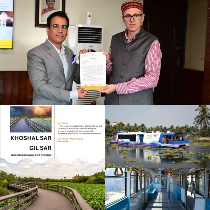 Tanvir Sadiq Submits Report to CM, Calls for Urban Commission and Bold Reforms in J&K