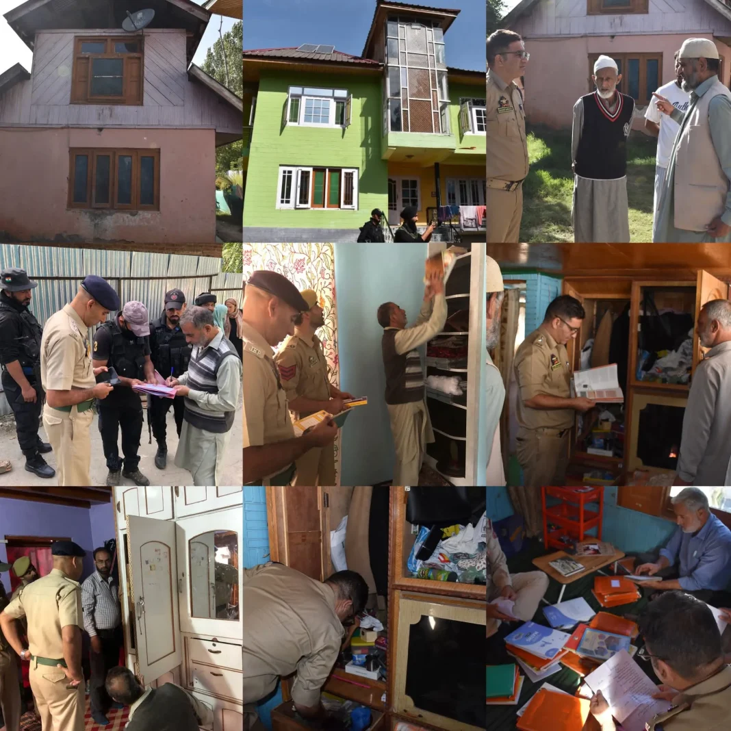 Raids in Sopore Target Jamaat-e-Islami Links Incriminating Material Seized