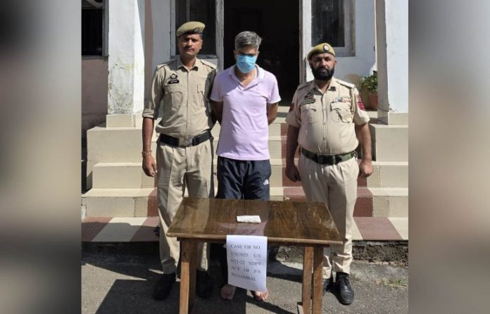 J&K Police Constable Held With Heroin In Udhampur