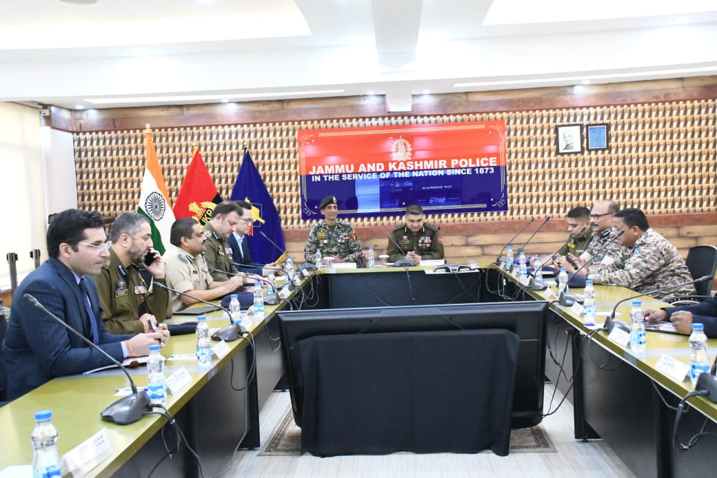 igpkashir IGP Kashmir Chairs Security Review Meeting at PCR Kashmir