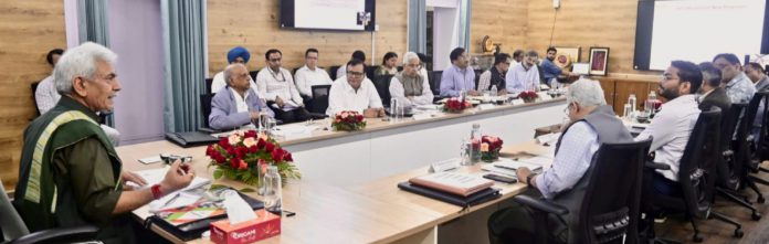 lg LG chairs 36th meeting of Executive Council of Shri Mata Vaishno Devi University