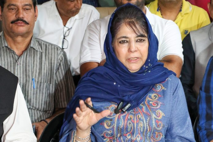 mufti_pdp Mehbooba Mufti Criticizes BJP Over “Hypocrisy” in Afghanistan Policy and Minority Issues