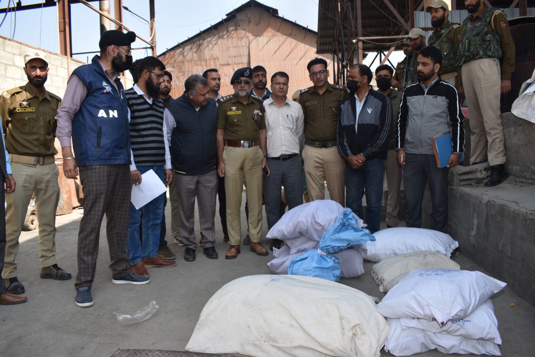 popy Budgam Police Destroys Seized Narcotic Substances Worth ₹41 Lakhs