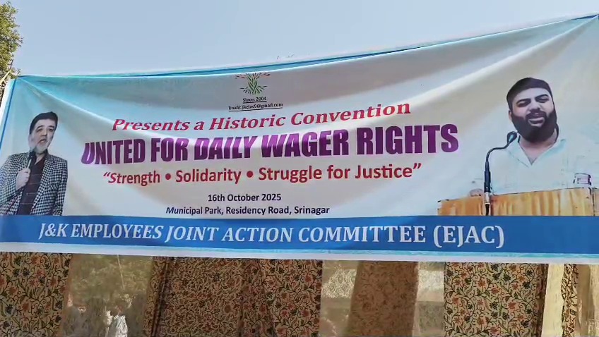 right EJAC Holds Historic Convention in Srinagar to Champion Employees’ Rights