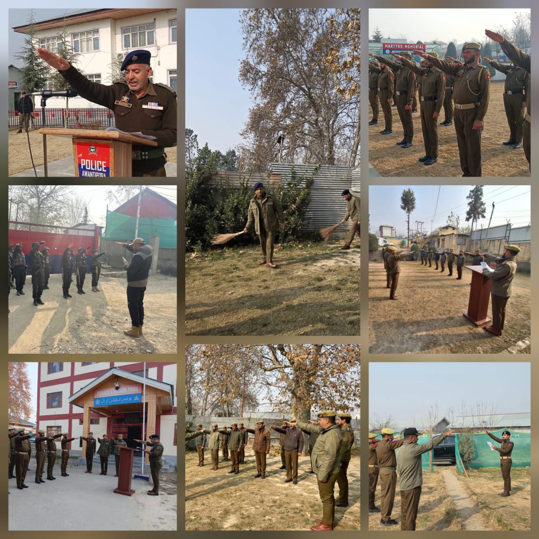 Awantipora Police Celebrates Constitution Day across Police District Awantipora