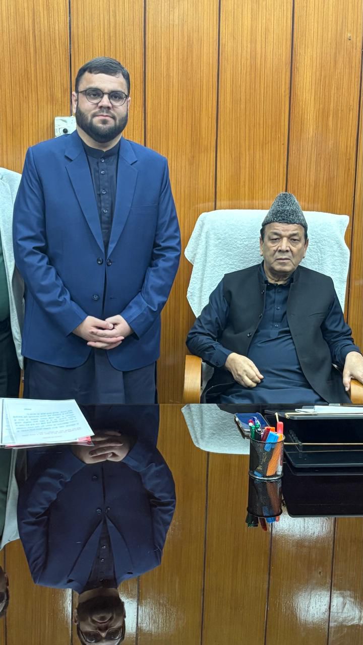 agaoth Aga Syed Muntazir Mehdi Takes Oath as MLA from Budgam