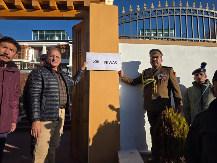 loknivas Ladakh Renames Raj Niwas to Lok Niwas, Marks Shift Toward People-Centric Governance
