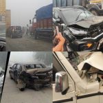 Fog-triggered pile-up on Greater Noida Expressway leaves several injured Fog-triggered pile-up on Greater Noida Expressway leaves several injured