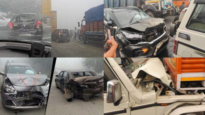 Add-a-subheading-4-1 Fog-triggered pile-up on Greater Noida Expressway leaves several injured