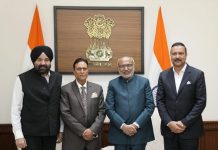 NC MPs including Shammi Oberoi call on Vice President of India NC MPs including Shammi Oberoi call on Vice President of India
