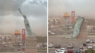 Screenshot 2025-12-16 124857 Statue of Liberty Replica Collapses in Brazil as Storm Gusts Cross 90 km/h
