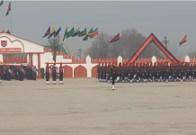 711 Agniveer Jawans took oath at the JAKLI Centre, Humhama Budgam