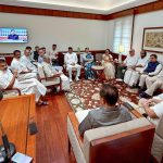 Meeting of INDIA bloc floor leaders in Parliament House complex, Delhi Meeting of INDIA bloc floor leaders in Parliament House complex, Delhi