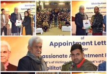 LG Manoj Sinha Hands Over Job Letters to 39 Families of Terror Victims in Kashmir LG Manoj Sinha Hands Over Job Letters to 39 Families of Terror Victims in Kashmir