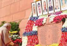 PM Modi, Lawmakers Pay Tribute to Martyrs of 2001 Parliament Attack PM Modi, Lawmakers Pay Tribute to Martyrs of 2001 Parliament Attack