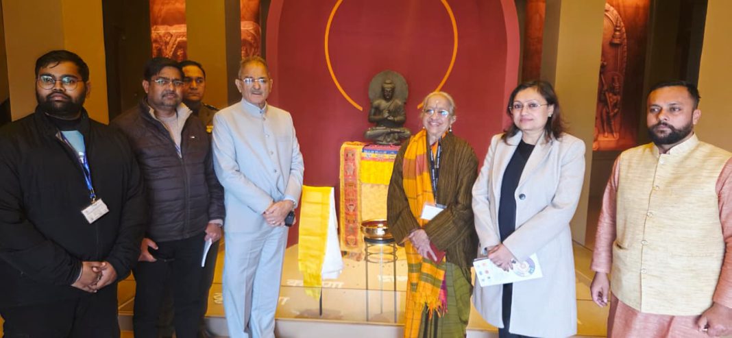 Says returning of Priceless Buddha Relics to India marks historic moment for nation, Buddhist community Will bring Sacred Buddha Relics to Ladakh very soon: LG New Delhi, Jan 5: The Hon’ble Lieutenant Governor of the Union Territory of Ladakh, Shri Kavinder Gupta, today visited the Rai Pithora Cultural Complex here to witness the Grand International Exposition of the sacred Piprahwa relics of Bhagwan Buddha. The exhibition, titled “The Light & the Lotus: Relics of the Awakened One” was recently inaugurated by the Hon’ble Prime Minister Narendra Modi, showcasing priceless relics that have returned to India after more than a century, marking a historic moment for the nation and the global Buddhist community. During his visit, the Lieutenant Governor paid reverence to the sacred relics and described their return to India as a matter of deep civilizational pride and spiritual significance. He said that the relics of Bhagwan Buddha are not merely historical artefacts, but living symbols of India’s timeless values of peace, compassion, and harmony, which continue to guide humanity even today. Shri Kavinder Gupta noted that the exhibition at the historic Qila Rai Pithora complex adds a profound spiritual chapter to a site already rich in India’s heritage. He said the presence of the sacred relics at this ancient location reflects the continuity of India’s civilization, where history and spirituality come together to inspire present and future generations. The Lieutenant Governor lauded the efforts of the Government of India in ensuring that the sacred relics, which were taken away during the colonial period, have returned to their rightful home. He said this step has restored an important part of India’s cultural and spiritual legacy and reaffirmed the country’s role as the custodian of Lord Buddha’s heritage. Highlighting the global reverence for Bhagwan Buddha, Shri Kavinder Gupta said that wherever the sacred relics have travelled across the world in recent months, they have evoked immense faith and devotion among millions of people, cutting across nationalities and cultures. He remarked that this universal appeal underlines the fact that Lord Buddha belongs to all humanity and continues to connect people through shared values of peace and coexistence. The Lieutenant Governor specifically emphasized the deep spiritual bond between Ladakh and the teachings of Bhagwan Buddha. He said Ladakh, often referred to as the “Land of High Passes” and a stronghold of Buddhist culture, has preserved and practised the Buddha’s teachings for centuries through its monasteries, traditions, and way of life. In this context, Shri Kavinder Gupta stated that the UT Administration of Ladakh has taken up the matter with the Union Ministry of Culture to bring the sacred Buddha relics to Ladakh as well. “We have taken up the matter with the Union Ministry of Culture to bring the sacred Buddha relics to Ladakh, and we are hopeful that this effort will bear fruit. The presence of these relics in Ladakh, even for a limited period, will be a moment of great spiritual significance for the people of the region and for devotees from across the Himalayas,” the Lieutenant Governor said. He expressed hope that the sacred relics, if brought to Ladakh, would further strengthen the region’s role as a centre of Buddhist learning and spirituality, promote spiritual tourism, and provide devotees an opportunity to receive the blessings of Bhagwan Buddha in the serene Himalayan landscape. The Lieutenant Governor urged people, especially youth, to visit the exhibition and connect with the teachings of Bhagwan Buddha, which remain highly relevant in today’s world. He said the exhibition serves as a powerful bridge between India’s glorious past and its aspirations for a future rooted in peace, harmony, and mutual respect.
