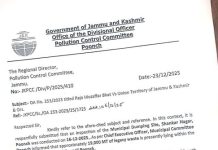 Environmental Failure in Poonch: Community Hall Faces Auction to Pay ₹2.71 Crore NGT Penalty Over River Dumping Environmental Failure in Poonch: Community Hall Faces Auction to Pay ₹2.71 Crore NGT Penalty Over River Dumping