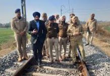 Railway Track Damaged in Punjab, Police Probe Explosion Angle Railway Track Damaged in Punjab Police Probe Explosion Angle