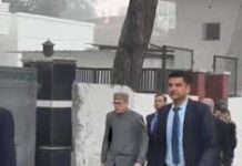 CM Omar Abdullah Walks To DC Office Jammu To Chair Review Meeting CM Omar Abdullah Walks To DC Office Jammu To Chair Review Meeting