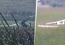 IAF Training Aircraft Crashes into Pond in Prayagraj, Pilot Ejects Safely An Indian Air Force training aircraft crashed into a pond near the KP College ground in the George Town area of Prayagraj