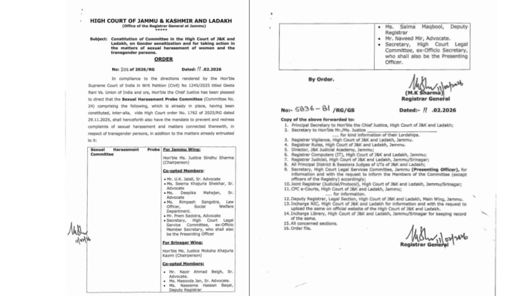 High Court Expands Sexual Harassment Panel’s Mandate To Include Transgender Persons