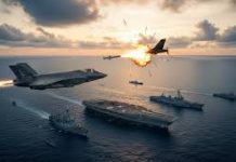 US Shoots Down Iranian Drone Near Aircraft Carrier as Hormuz Tensions Spike US Shoots Down Iranian Drone Near Aircraft Carrier as Hormuz Tensions Spike