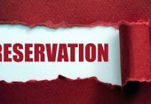 No Selections Under New Reservation Policy No Selections Under New Reservation Policy